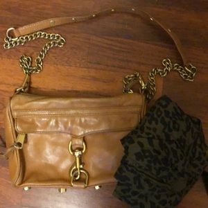 Rebecca Minkoff tan leather Crossbody